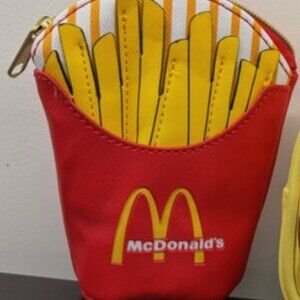 McDonald's Red and Yellow Fries  Zipper Bag Pouch